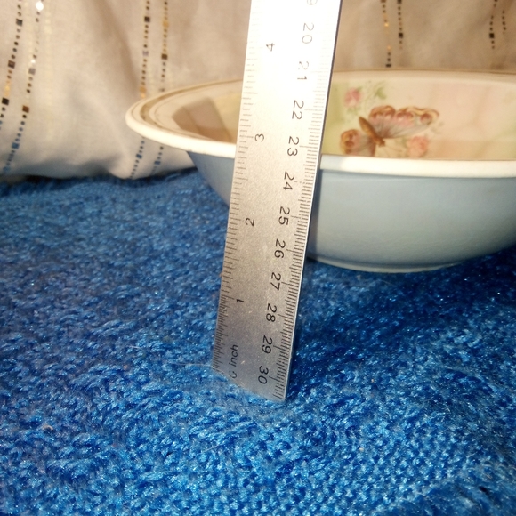 Antique Harker Semi-porcelain Serving Bowl 1890s - Picture 7 of 9